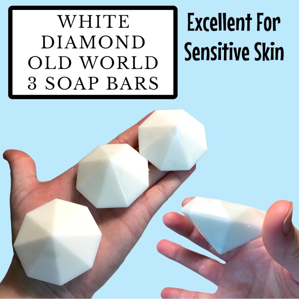 3 Bars, Old World Gem Soap, Handmade ( PRICE IS FIRM ) - Picture 1 of 1